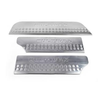 Накладки на внутренние пороги тип-3 (нержавеющая сталь) Volkswagen T4 Caravelle/Multivan 1990-2003 гг. фото 3