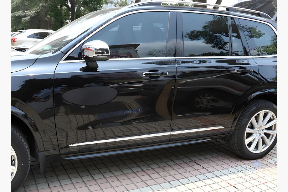 Volvo XC90 2002-2014 гг. Хромированные Молдинги на Двери (4 шт, Нержавейка) Image