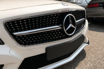 Mercedes CLS C218 2011-2018 гг. Передняя решетка радиатора 2011-2014 (Diamond Silver) фото 5