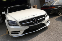 Mercedes CLS C218 2011-2018 гг. Передняя решетка радиатора 2011-2014 (Diamond Silver) фото 4