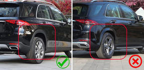 Брызговики Premium (некрашеные расширители арок, модель с подножками, 4 шт) фото 2