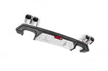 Honda Civic Sedan X 2016-2021 гг. Диффузор заднего бампера (Niken, под покраску) фото 2