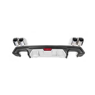 Диффузор заднего бампера (Niken, под покраску) Honda Civic Sedan X 2016-2021 гг. фото 1