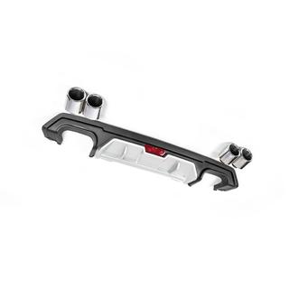 Диффузор заднего бампера (Niken, под покраску) Honda Civic Sedan X 2016-2021 гг. фото 2