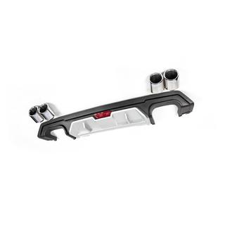 Диффузор заднего бампера (Niken, под покраску) Honda Civic Sedan X 2016-2021 гг. фото 3