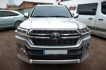 Toyota Land Cruiser 200 2007-2021 гг. Решетка радиатора 2016-2021 (Дизайн 2021) фото 2