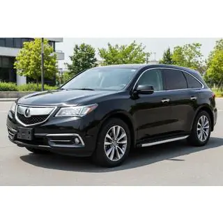 Боковые Подножки BlackLine (2 шт., Алюминий) Acura MDX 2013-2020 гг. фото 1