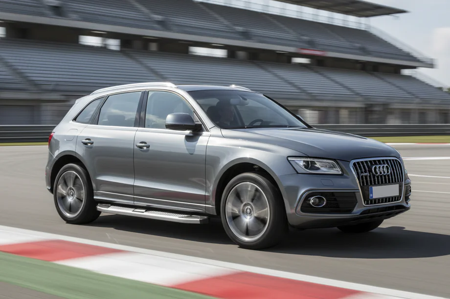 Audi Q5 2008-2017 гг. Боковые Подножки Mevsim Grey (2 шт., Алюминий) Фото 1