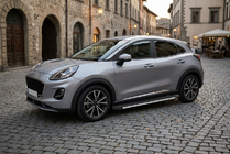 Ford Puma 2019- гг. Боковые Подножки Maya V1 (2 шт., Алюминий) фото 1