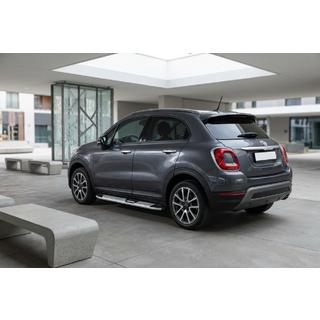 Боковые Подножки Mevsim Grey (2 шт., Алюминий) Fiat 500X 2014-2024 гг. фото 1
