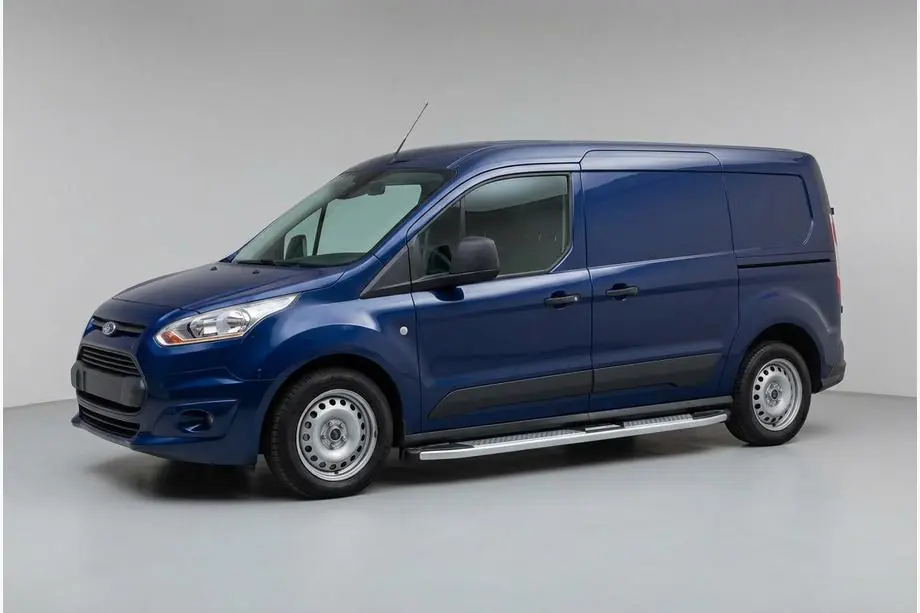 Ford Connect 2014-2021 гг. Боковые Подножки Mevsim Grey (2 шт., Алюминий) Макси База Фото 1