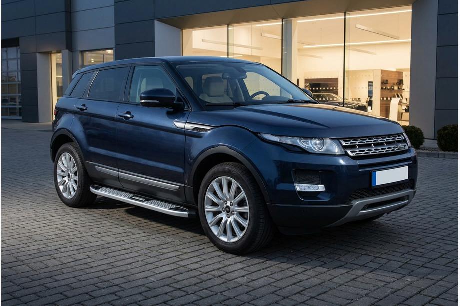Range Rover Evoque 2012-2018 гг. Боковые Подножки Mevsim Grey (2 шт., Алюминий) Image