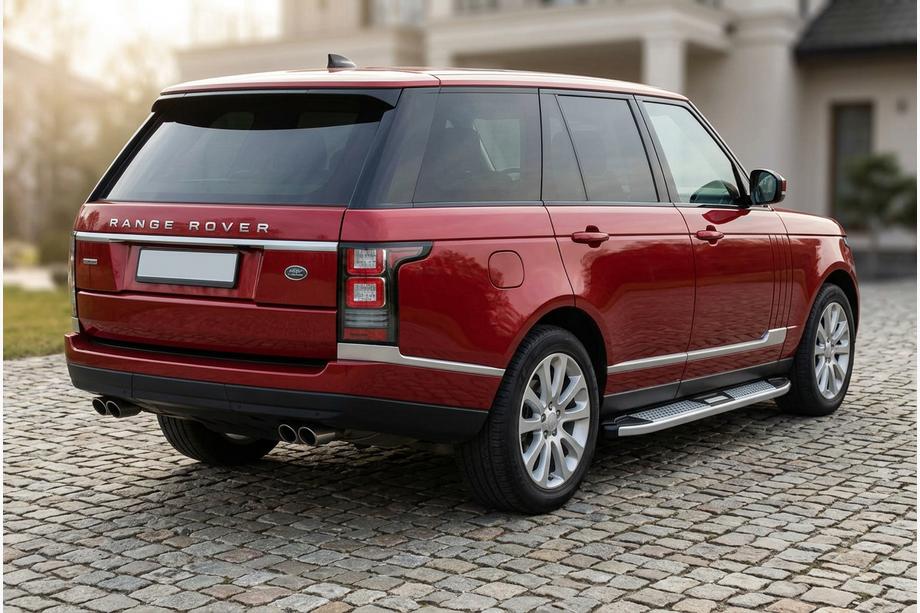 Range Rover IV L405 2013-2021 гг. Боковые Подножки Mevsim Grey (2 шт., Алюминий) Фото 1