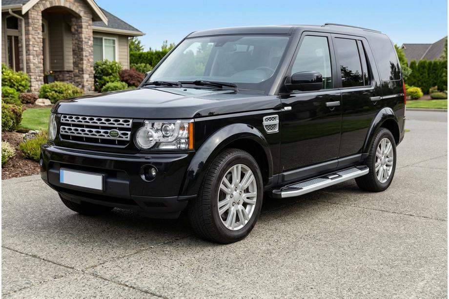 Land Rover Discovery IV 2009-2017 гг. Боковые Подножки Mevsim Grey (2 шт., Алюминий) Фото 1