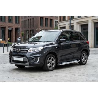 Боковые Подножки Mevsim Grey (2 шт., Алюминий) Suzuki Vitara 2015- гг. фото 1