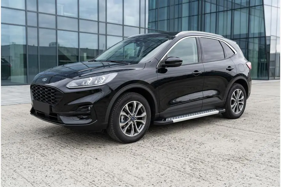 Ford Kuga/Escape 2019- гг. Боковые Подножки Vision New Grey (2 шт., Алюминий) Image