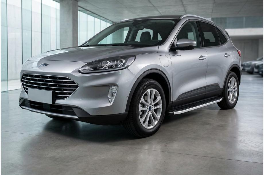 Ford Kuga/Escape 2019- гг. Боковые Подножки Fullmond (2 шт., Алюминий) Image