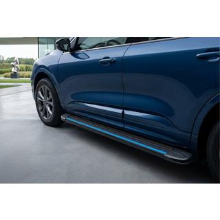 Боковые Подножки Maya Blue (2 шт., Алюминий) Ford Kuga/Escape 2019- гг. фото 1