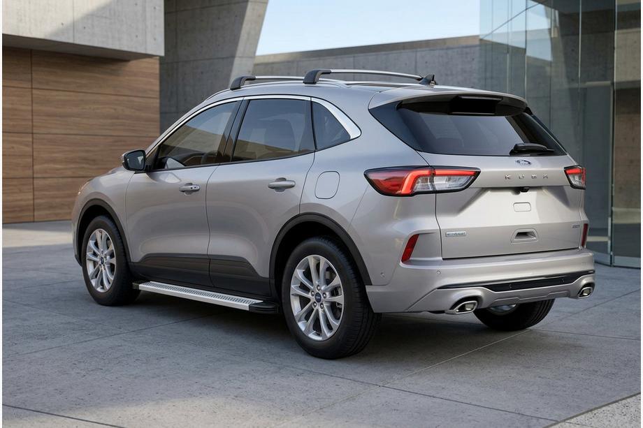 Ford Kuga/Escape 2019- гг. Боковые Подножки Maya V2 (2 шт., Алюминий) Image