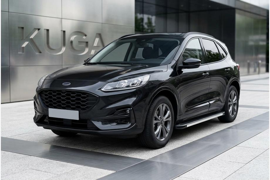 Ford Kuga/Escape 2019- гг. Боковые Подножки Maya V1 (2 шт., Алюминий) Image