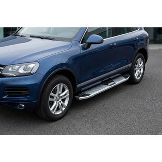 Боковые Подножки Mevsim Grey (2 шт., Алюминий) Porsche Cayenne 2003–2010 гг. фото 1