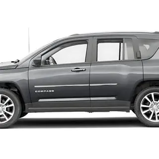 Дверные Молдинги OmsaLine Нержавеющая Сталь Jeep Compass 2006-2016 гг. фото 1