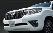 Toyota Land Cruiser Prado 150 2009-2023 гг. Вставки под противотуманные фары дизайн 2021 (2 шт, 2017+) фото 2