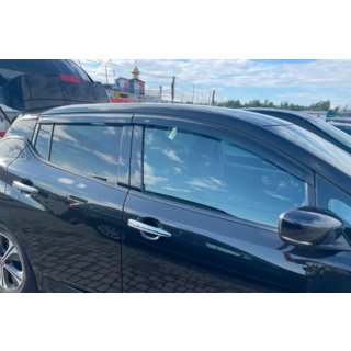 Ветровики на окна (4 шт, HIC) Nissan Leaf 2017- гг. фото 1