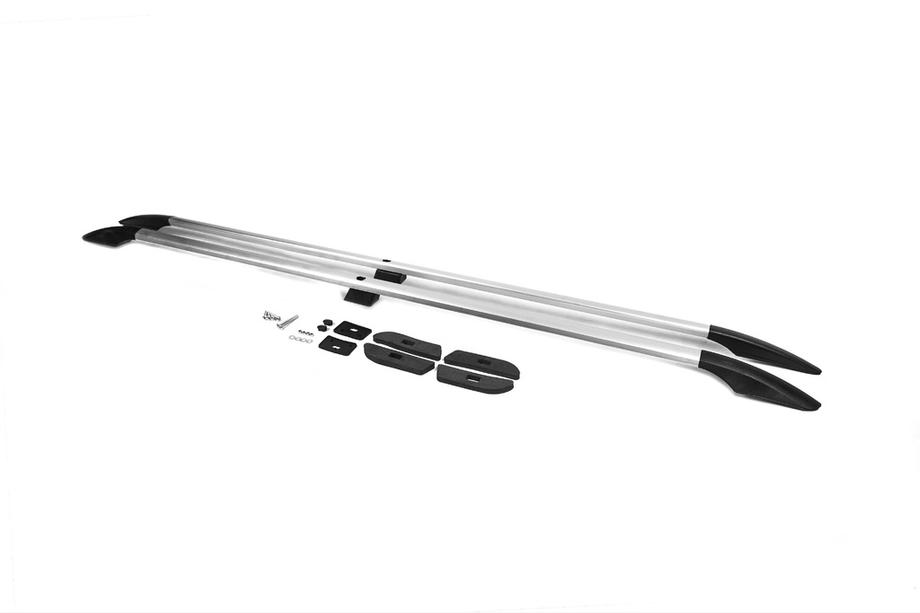 Ford Connect 2014-2021 гг. Хромированные Рейлинги Макси, пластиковые ножки Фото 2