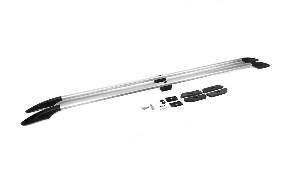 Ford Connect 2014-2021 гг. Хромированные Рейлинги Макси, пластиковые ножки Фото 18
