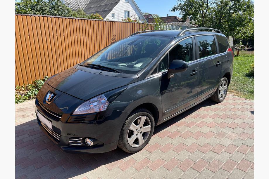 Peugeot 5008 2009-2016 гг. Рейлинги OmsaLine Solid (2 шт, черные) Фото 4