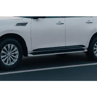 Дверные молдинги (4 шт, черные) Nissan Armada 2016-2024 гг. фото 1