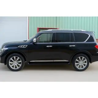Дверные молдинги (4 шт, хром) Nissan Armada 2016-2024 гг. фото 3