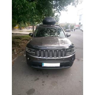 Дефлектор капота 2010-2016 (VIP) Jeep Compass 2006-2016 гг. фото 3