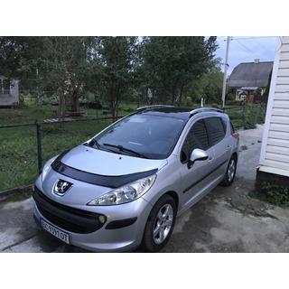 Дефлектор капота VIP Peugeot 207 2006-2014 гг. фото 1