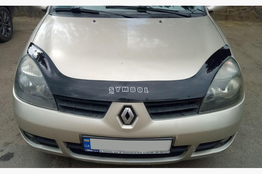 Renault Symbol 1999-2008 гг. Дефлектор капота VIP Image