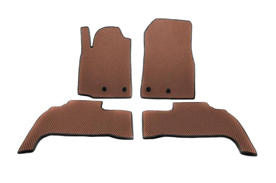 Lexus LX570/450d 2008-2022 гг. Полиуретановые коврики (2012-2021, EVA, Кирпичный) Image