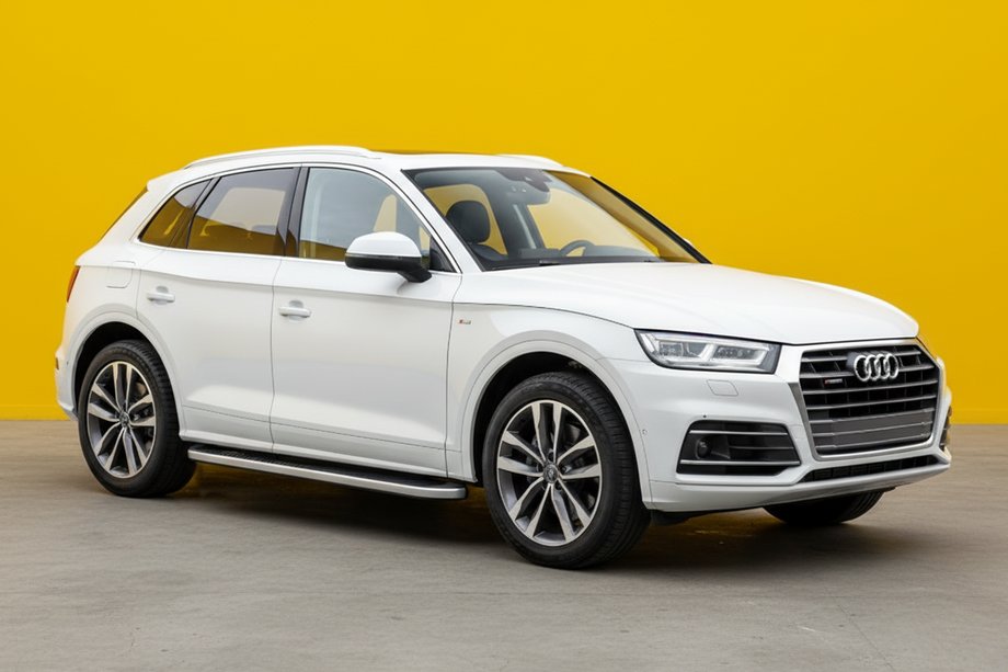Audi Q5 2017-2025 гг. Боковые Подножки Tayga Grey (2 шт., Алюминий) Фото 1