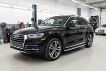 Audi Q5 2017-2025 гг. Боковые Подножки Maydos V2 (2 шт., Алюминий) фото 1