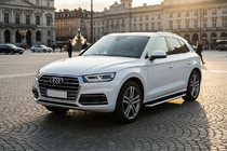 Audi Q5 2017-2025 гг. Боковые Подножки Maydos V1 (2 шт., Алюминий) фото 1