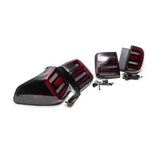 Задние LED Фонари 2016-2021 (Черные-Секвенциальные) Nissan Armada 2016-2024 гг. фото 4