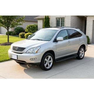 Боковые Подножки Tayga Black (2 шт., Алюминий) Lexus RX 2003-2009 гг. фото 1