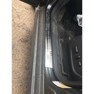 Накладки на пороги OmsaLine (4 шт., нержавейка) Ford C-Max 2004-2010 гг. фото 3