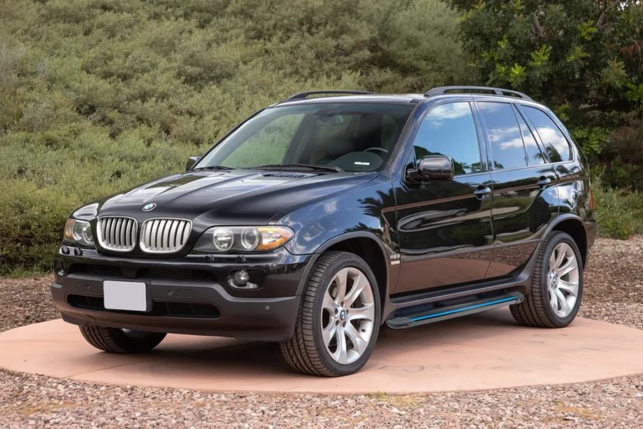 BMW X5 E53 1999–2006 гг. Боковые пороги Maya Blue (2 шт, алюминий) Image