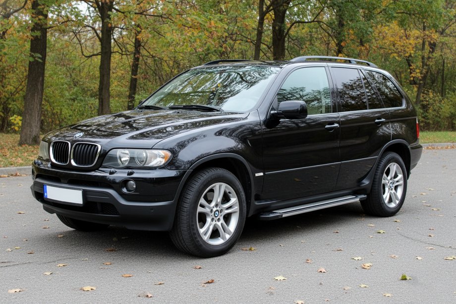 BMW X5 E53 1999–2006 гг. Боковые Подножки Rainbow (2 шт, Алюминий) Image