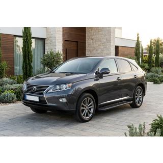 Боковые Подножки Bosphorus Black (2 шт, Алюминий) Lexus RX 2009-2015 гг. фото 1