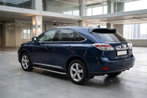 Lexus RX 2009-2015 гг. Боковые Подножки Maydos V1 (2 шт, Алюминий) фото 1