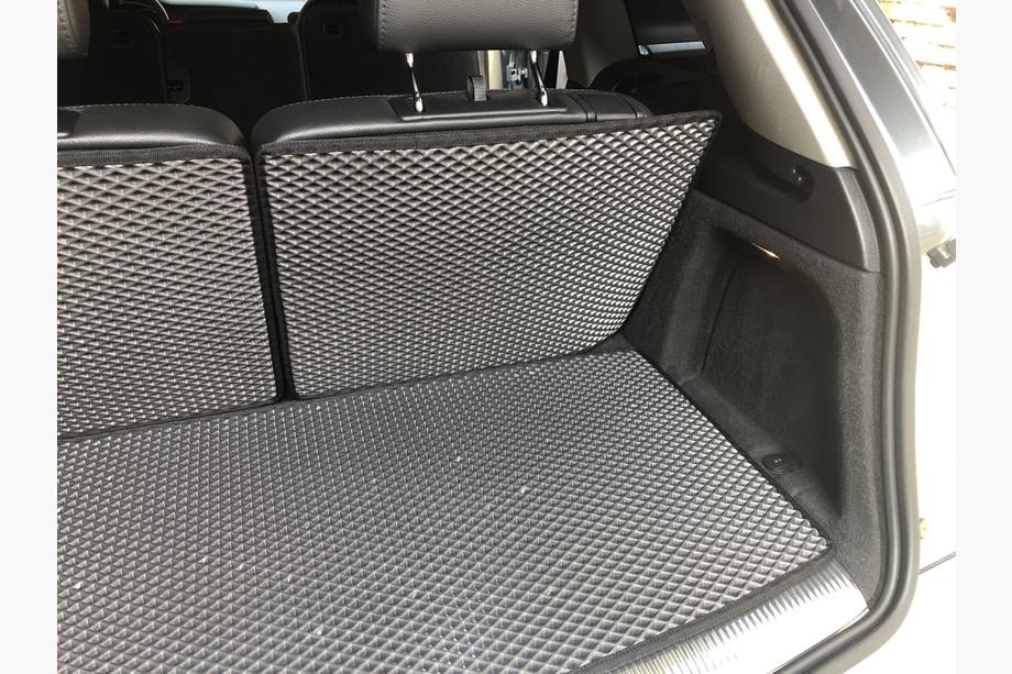Audi Q7 2005-2015 гг. Коврик багажника 3 части (EVA, Черный) (7 мест) Фото 3