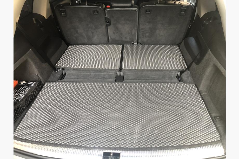 Audi Q7 2005-2015 гг. Коврик багажника 3 части (EVA, Черный) (7 мест) Фото 2