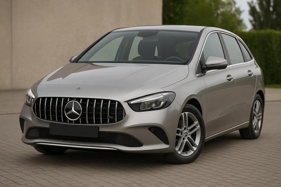 Mercedes B-class W247 2019- гг. Передняя решетка радиатора GT Panamericana (для Base) Фото 3
